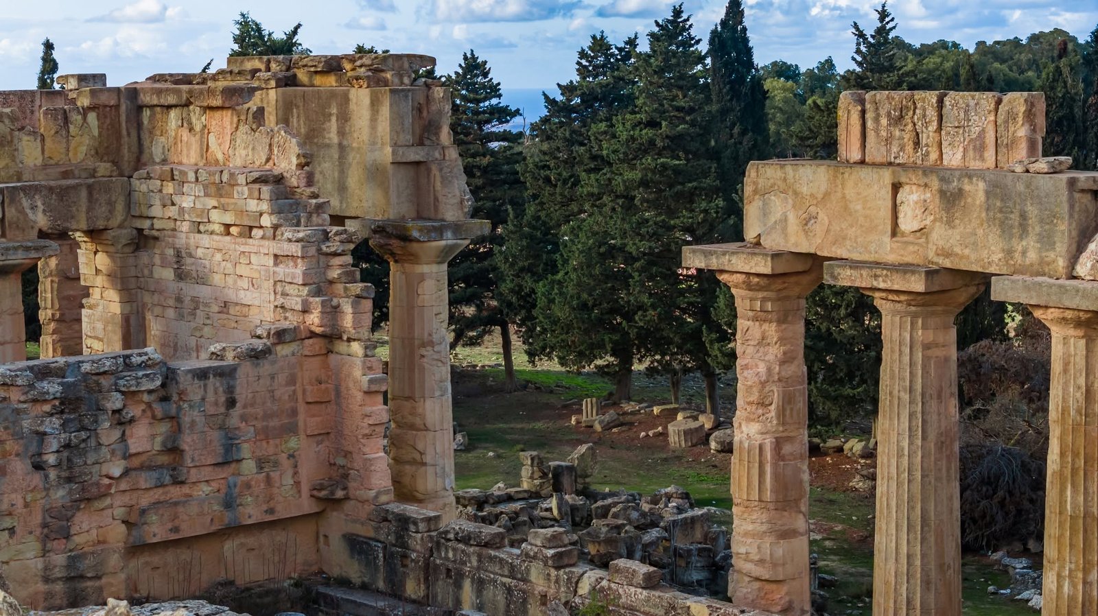 Places to Visit in Libya archaeological ruins of Apollonia
