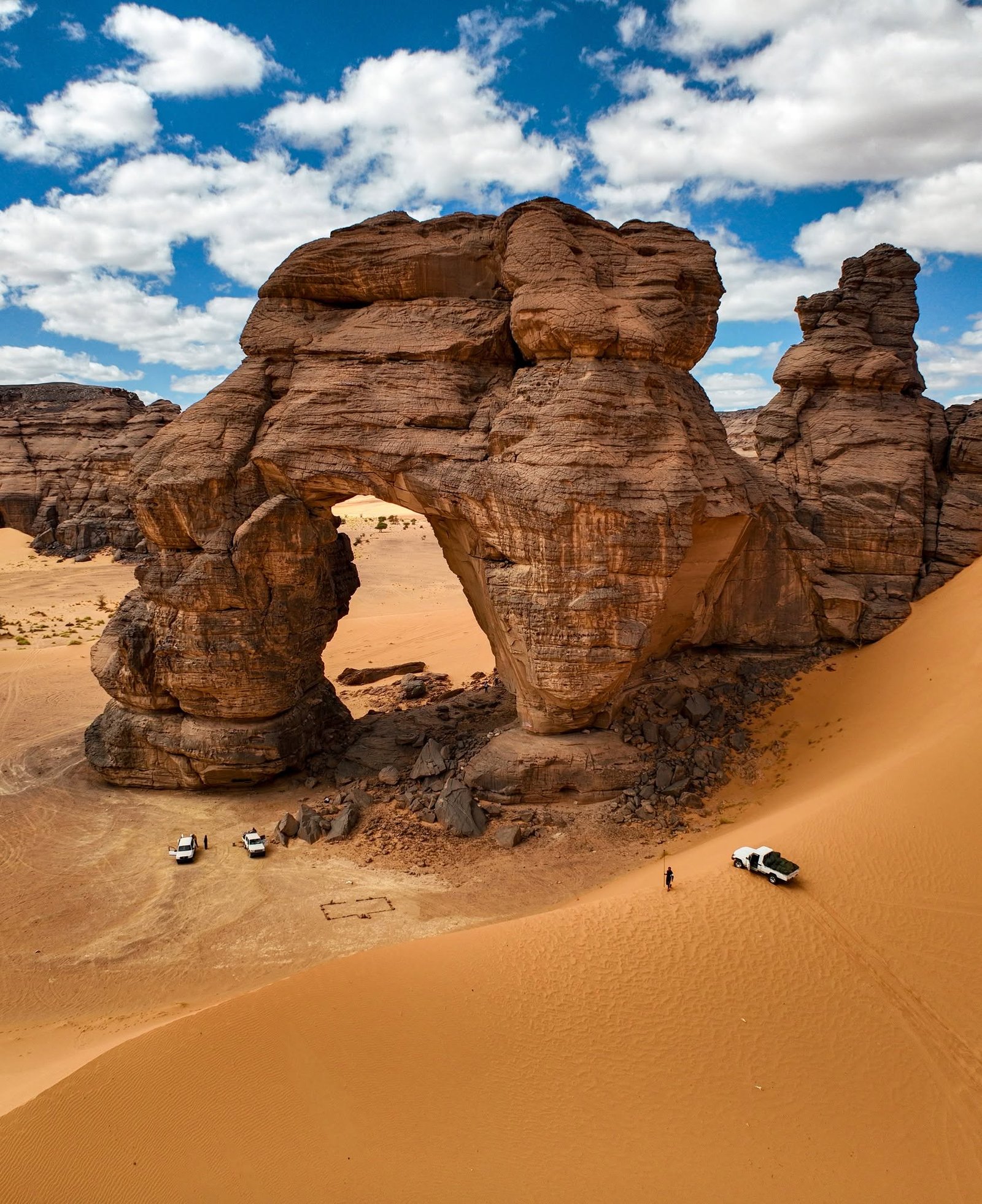 Ghat Libya gateway to Tadrart Acacus sandstone formations