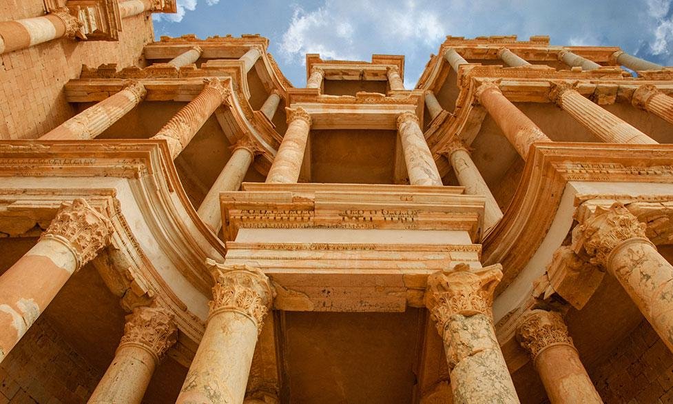 Ancient ruins at Sabratha Libya