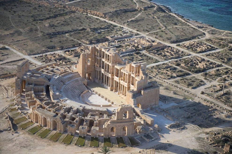 Ruins of Sabratha on the Libyan coast