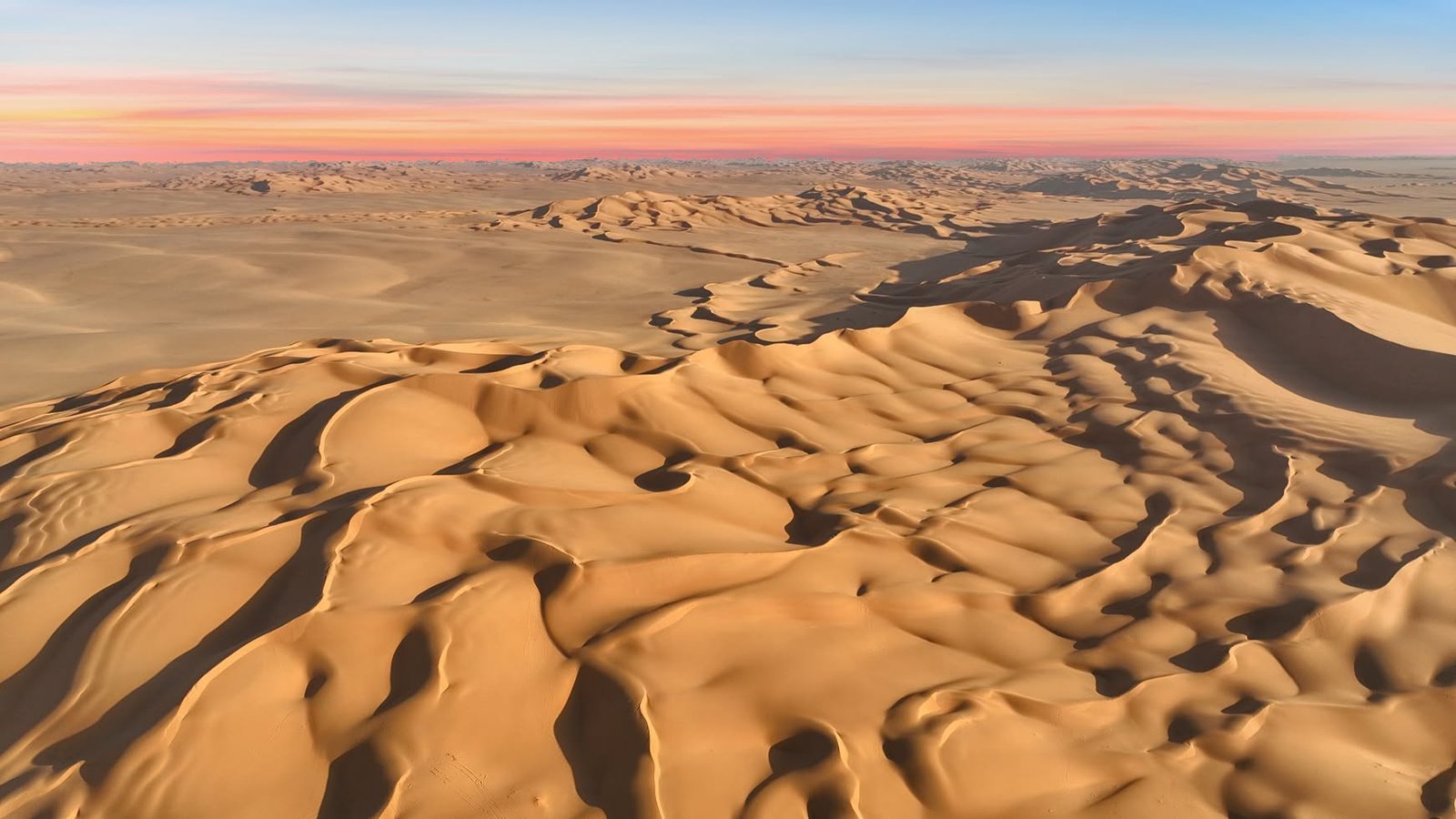 Ghat Libya Sahara desert landscape and golden dunes