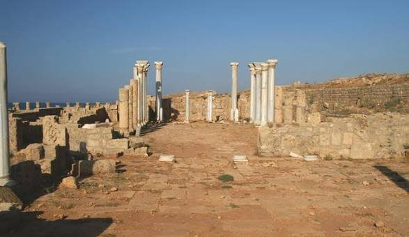 Susa Libya Mediterranean coast beside ancient Apollonia