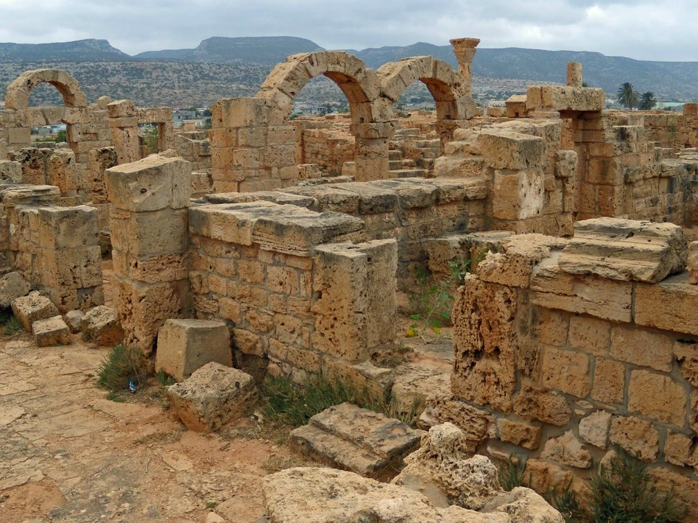 Apollonia Libya Palace of the Dux late Roman and Byzantine ruins